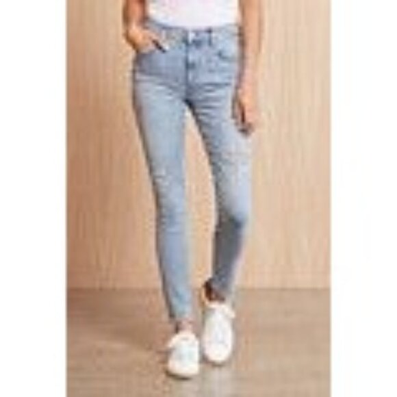 Agolde Sophie Ankle Skinny Women's Denim Jeans Organic Cotton Stretch 27X28 - Picture 2 of 16